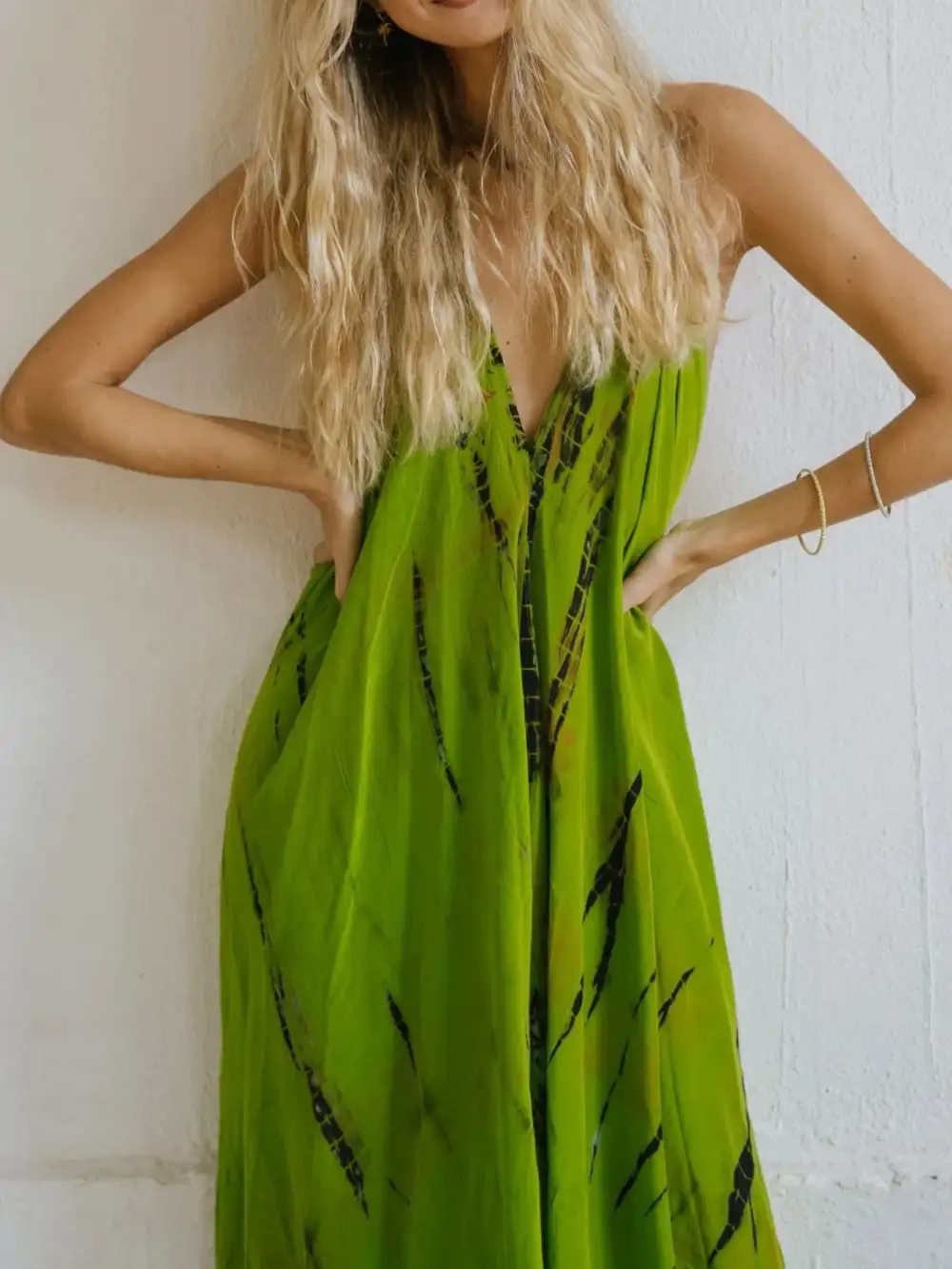 Wearable Cut Printed Dress