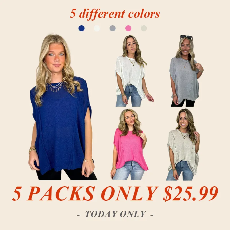 5PACK-Casual T-Shirt