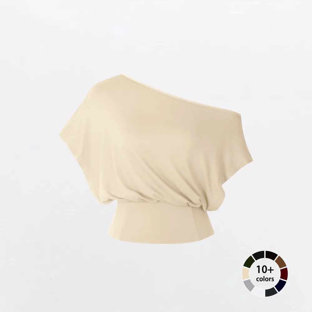 Women's Off-Shoulder Cropped Top