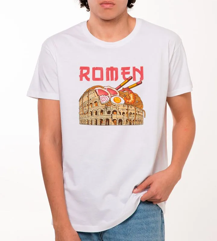 Casual Style Art Graphic White T-Shirt