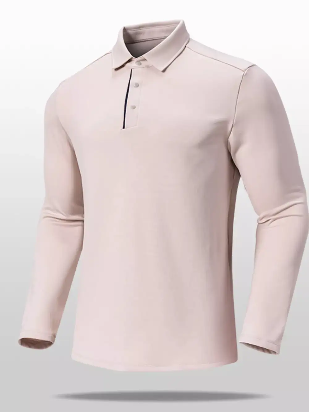 Long Sleeve Slim Fit Polo Shirt