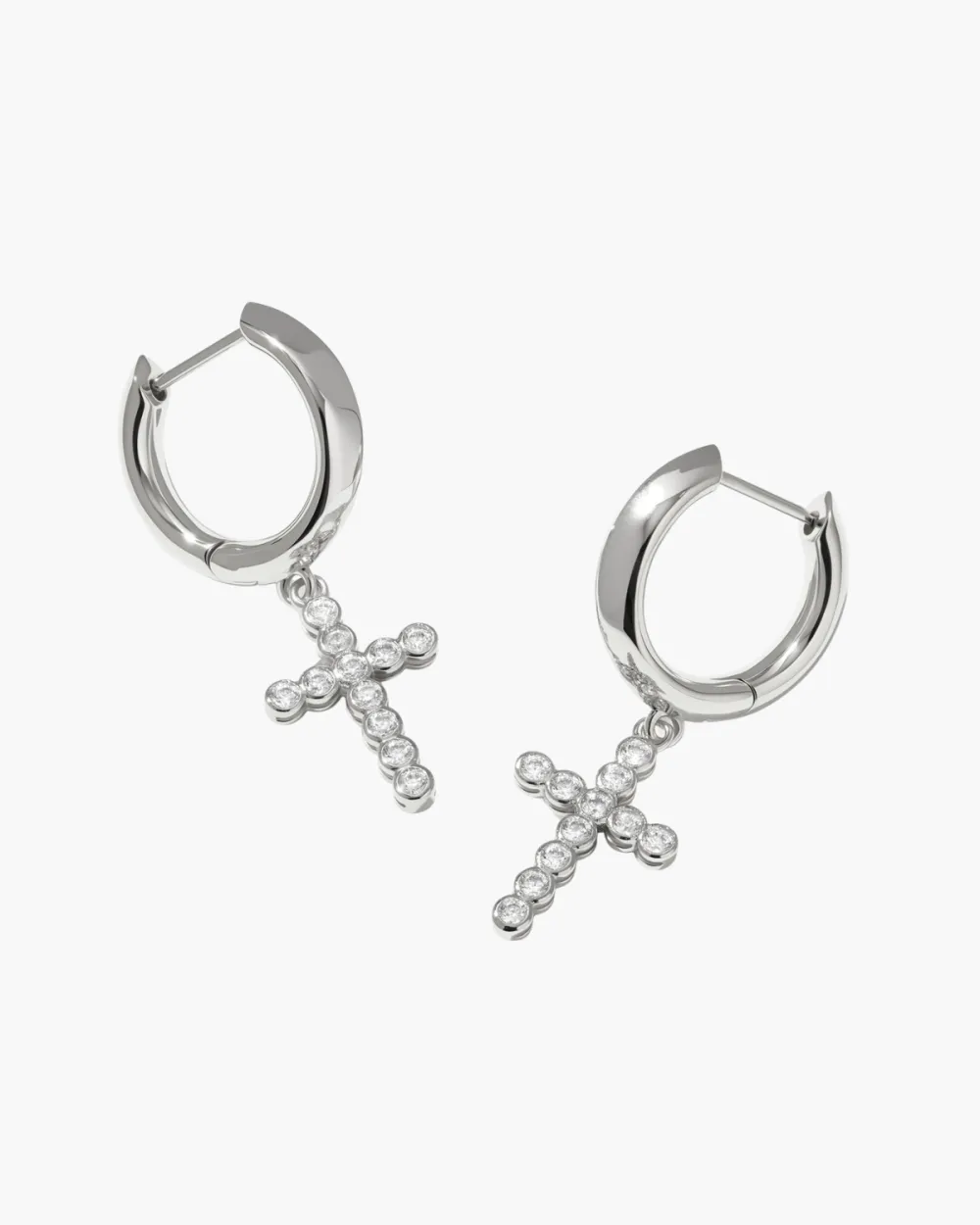Cross Crystal Earrings