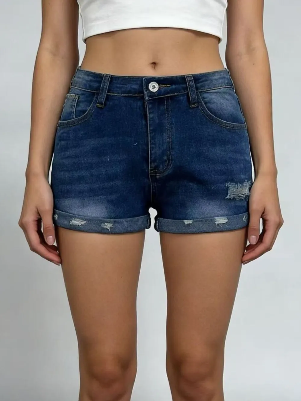 Rolled Hem Shorts