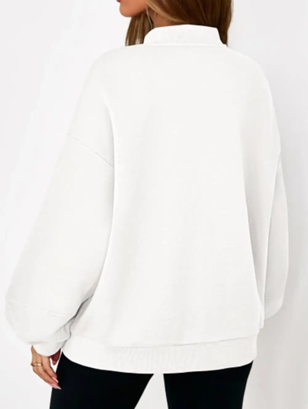 Textured Detail Zip-Up Sweatshirt Jacket