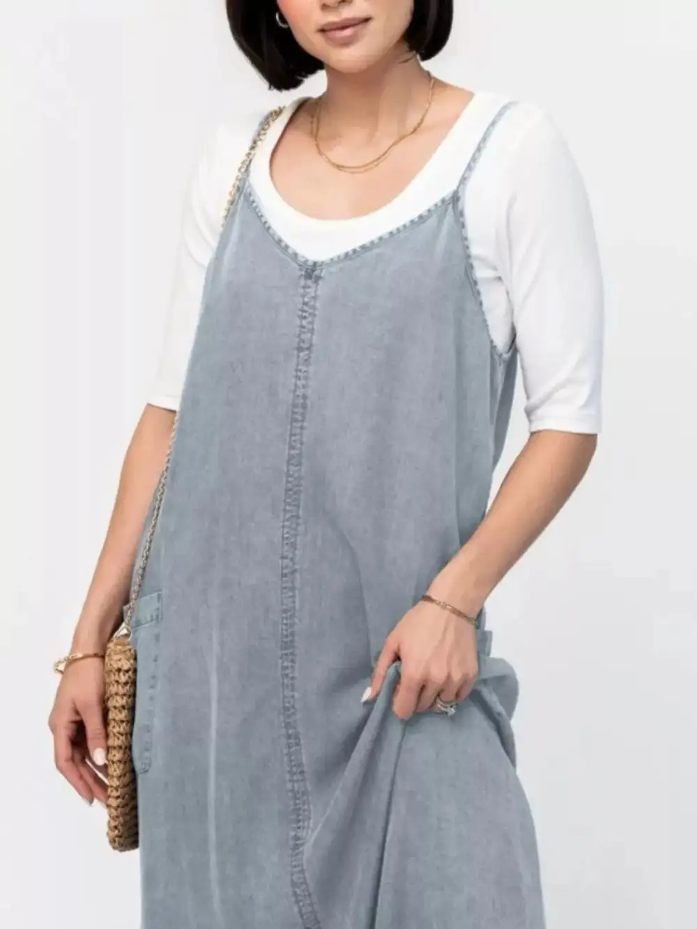 Denim Maxi Dress