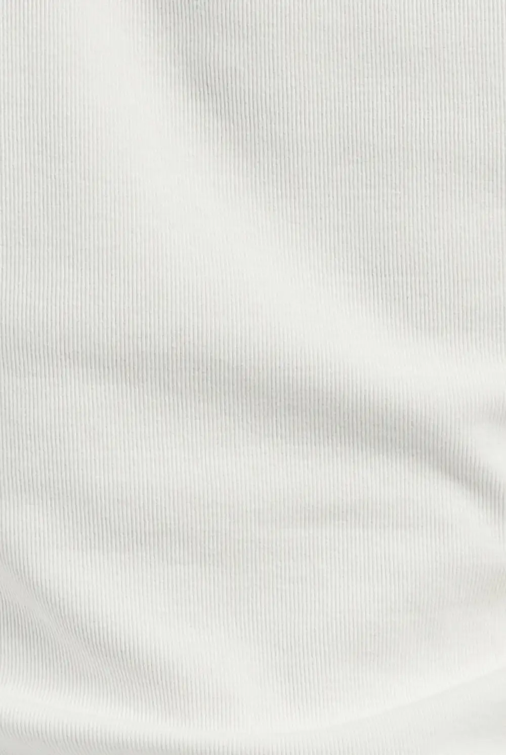 Sleeveless Crew Neck Ribbed Tee