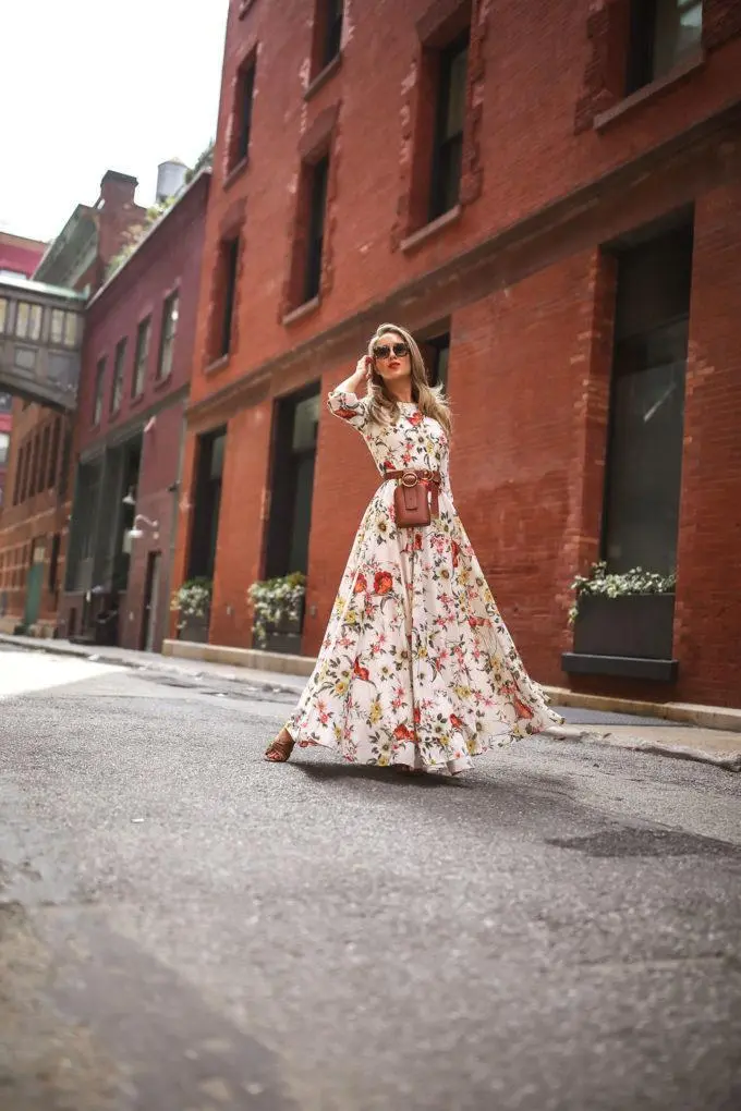 Luludress 2025 Orange Flowers Boho Sundress