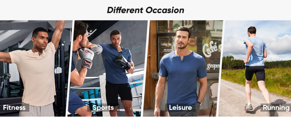 Men's V-Neck Short Sleeve T Shirt
