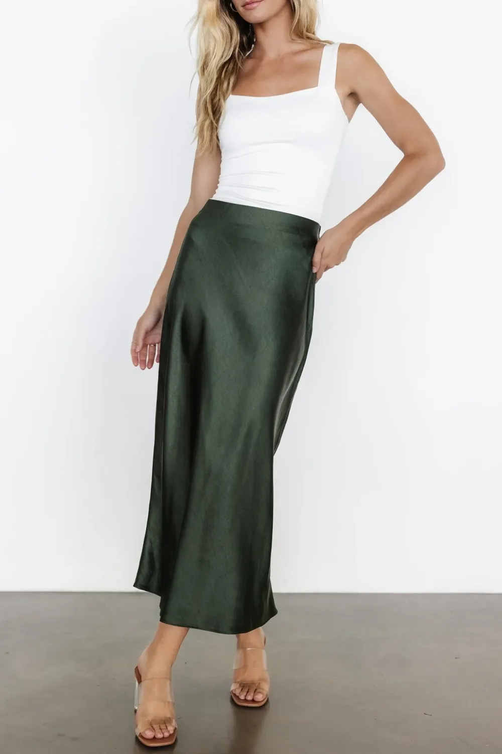 Basic Versatile Solid Color Comfortable Skirt