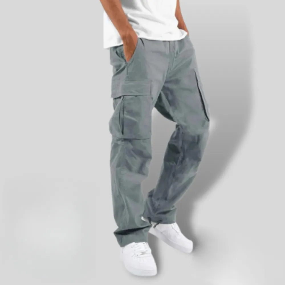 Men's Cargo Pants Relaxed Fit with Multiple Pockets