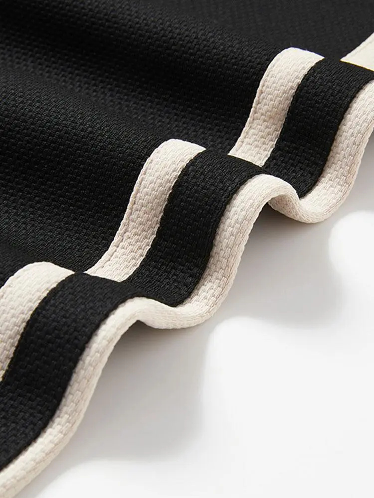 Vintage Side Stripe Loose Fit Straight Leg Pants