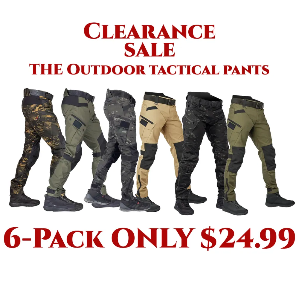 🚨Last Day 49% Off - Men's Military-Grade Tactical Combat Pants - Waterproof and Windproof Outdoor Gear - Heavy-Duty, Tear-Resistant, Built for Action