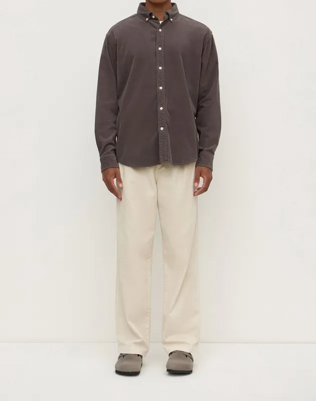 Graphite Corduroy Shirt