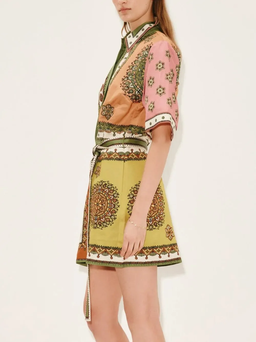 Bohemian Print Exquisite Mini Dress