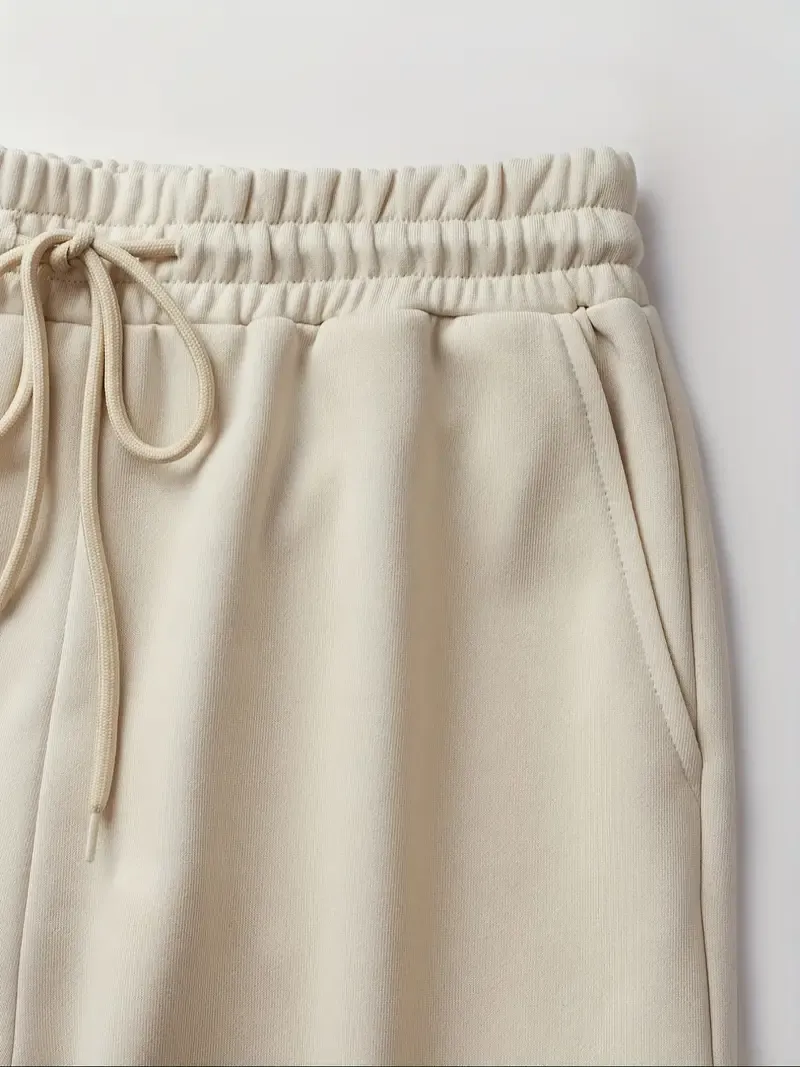 (3-SETS)Women'S Casual  Print Short Sleeve Round Neck TightJumpsuit And Waist Tie Wide Leg Pants With Pockets Set