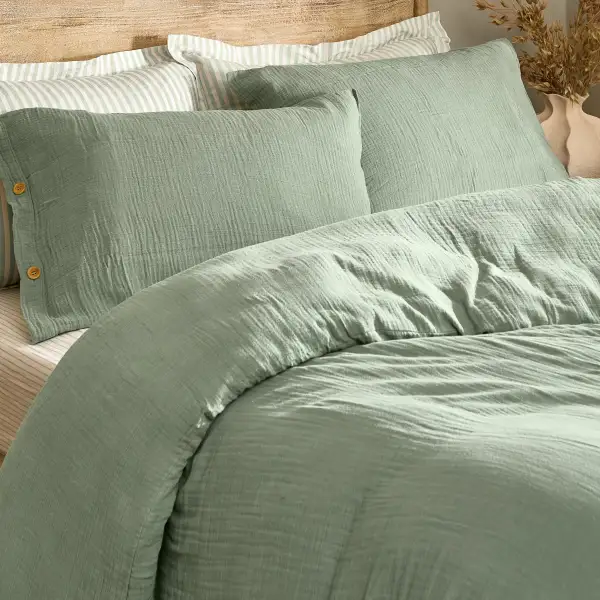 Classic Bedroom Printed Cotton Duvet Cover Set