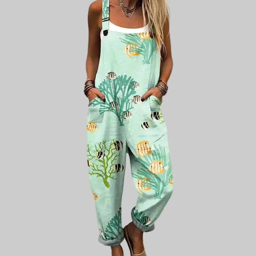 Soft Touch Floral Relaxed Jumpsuit