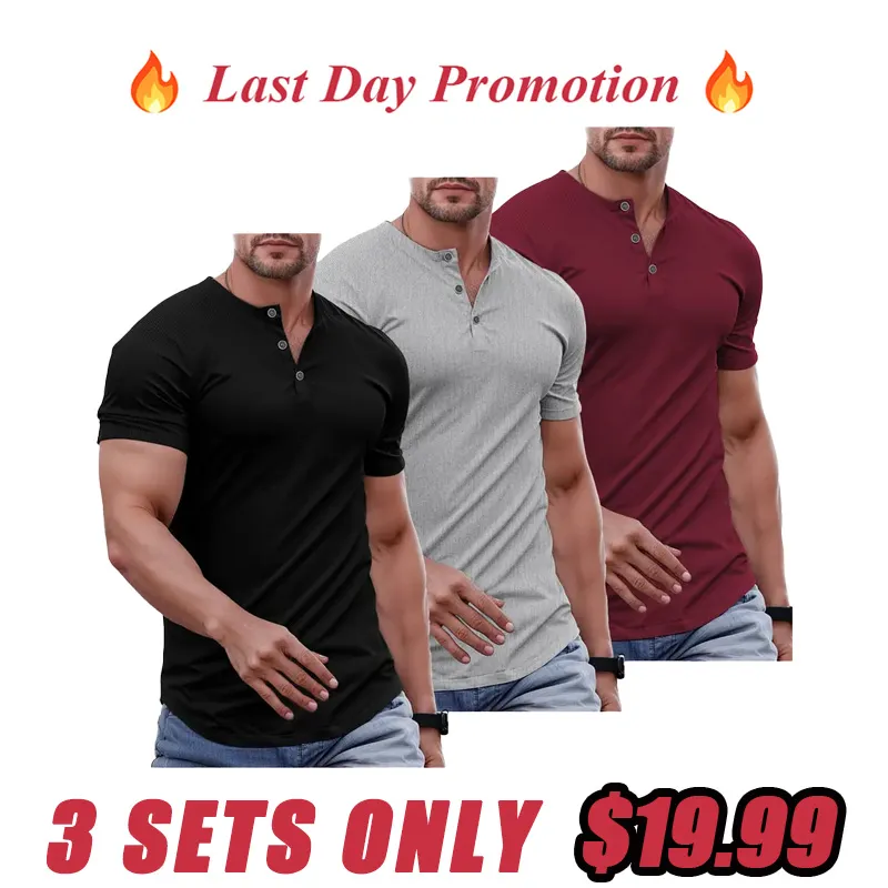 Men's Solid Color Slim Fit Longline T‑Shirt