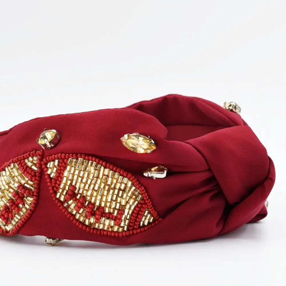 Scalloped Game Day Hair Headband