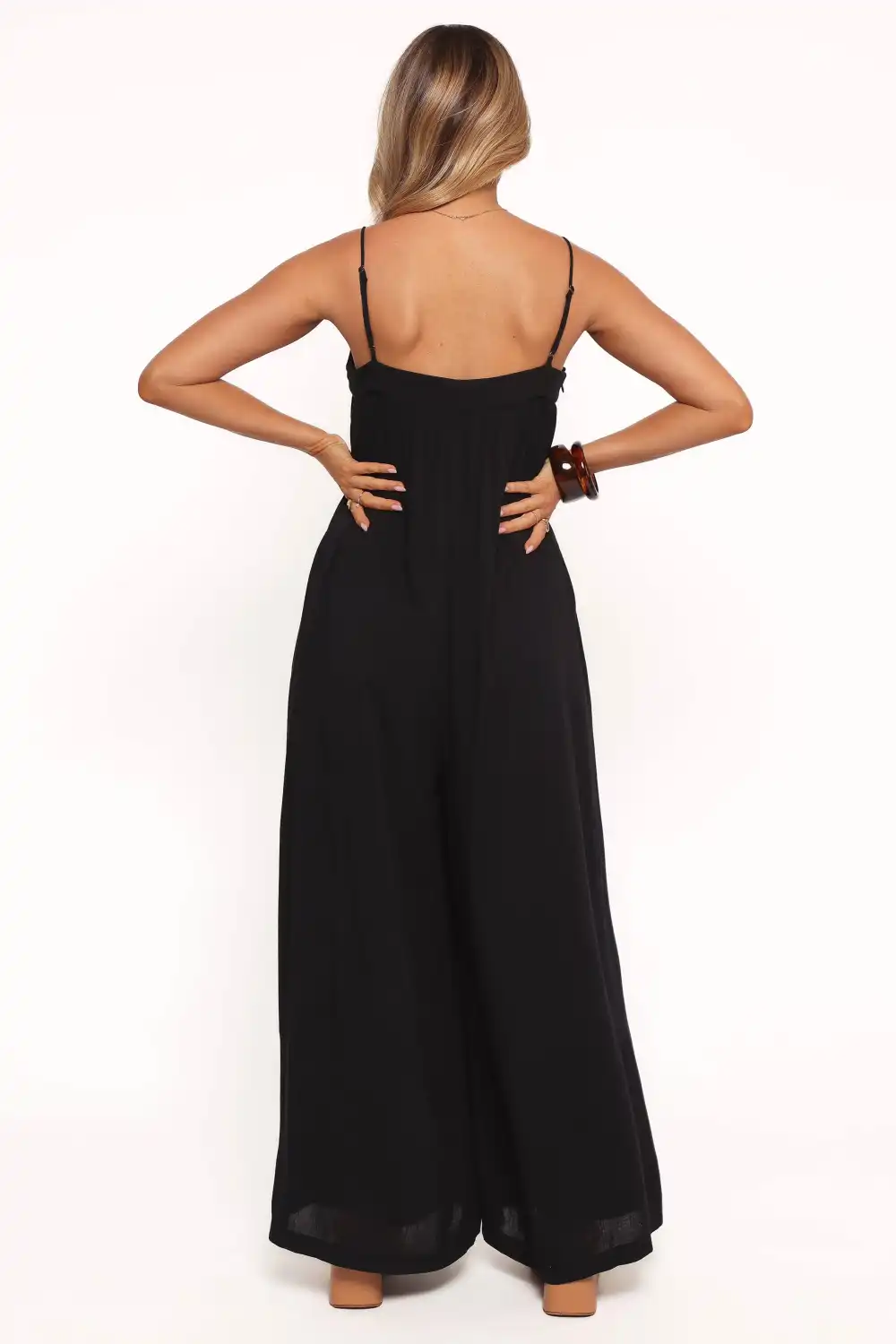 Classic Wide-Leg Sleeveless Jumpsuit