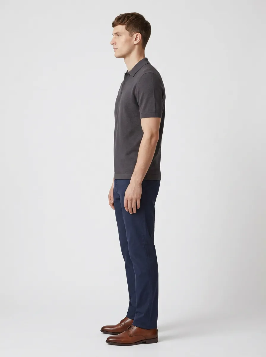 Modern Performance-Look Men's Polo Shirt