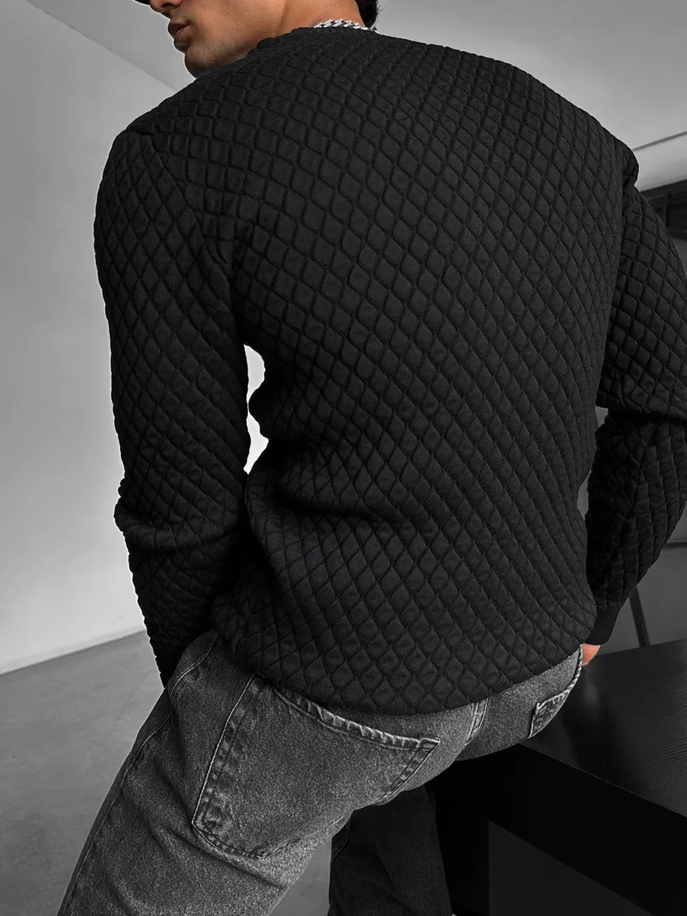 Tailored Textured Sweater