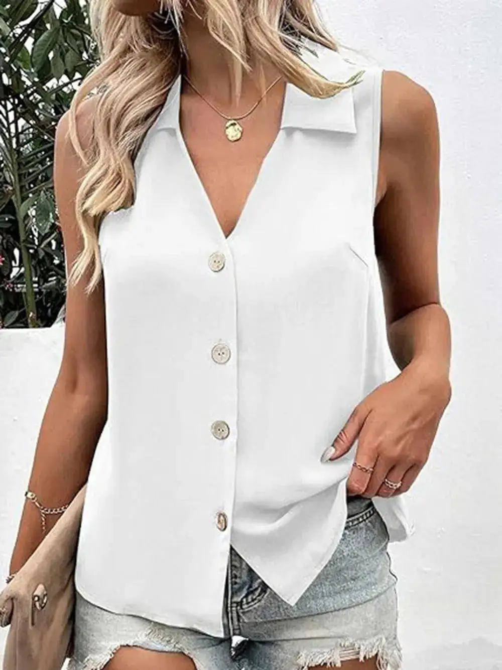 Button Up Tank