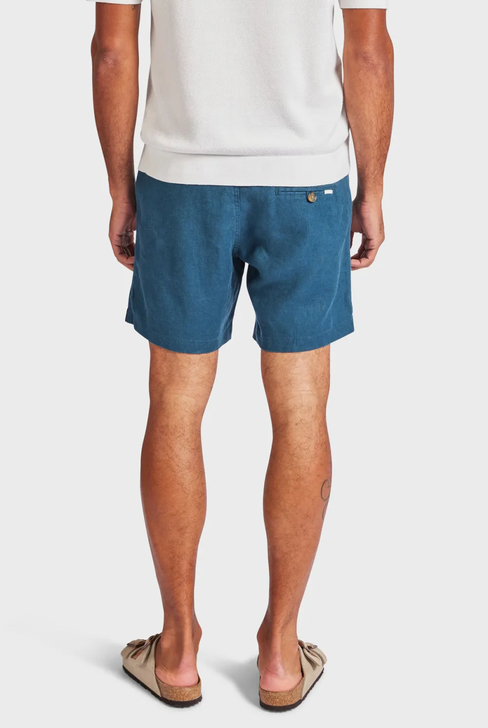 Bluegrass Linen Elastic Waist Short