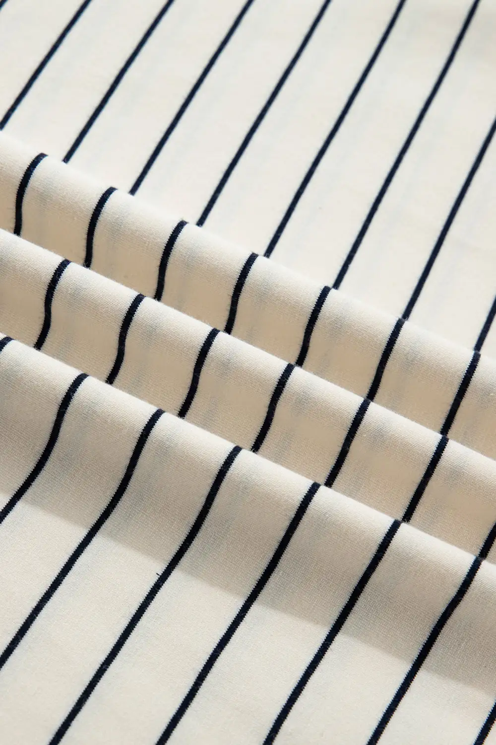 Striped Drawstring Pocketed Mini Dress