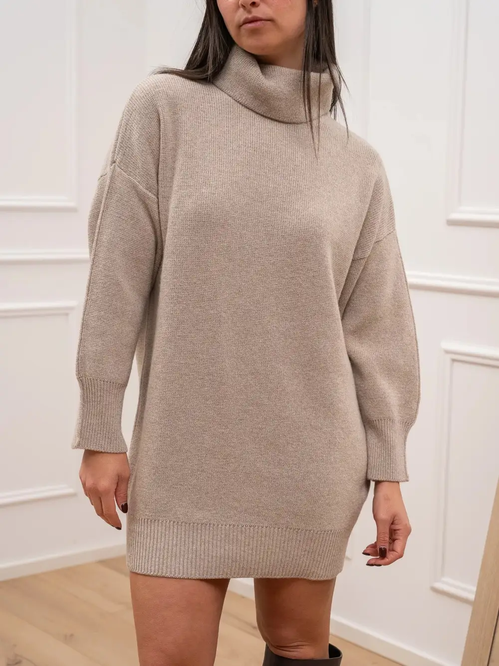 Easy Drape Casual Mini Dress