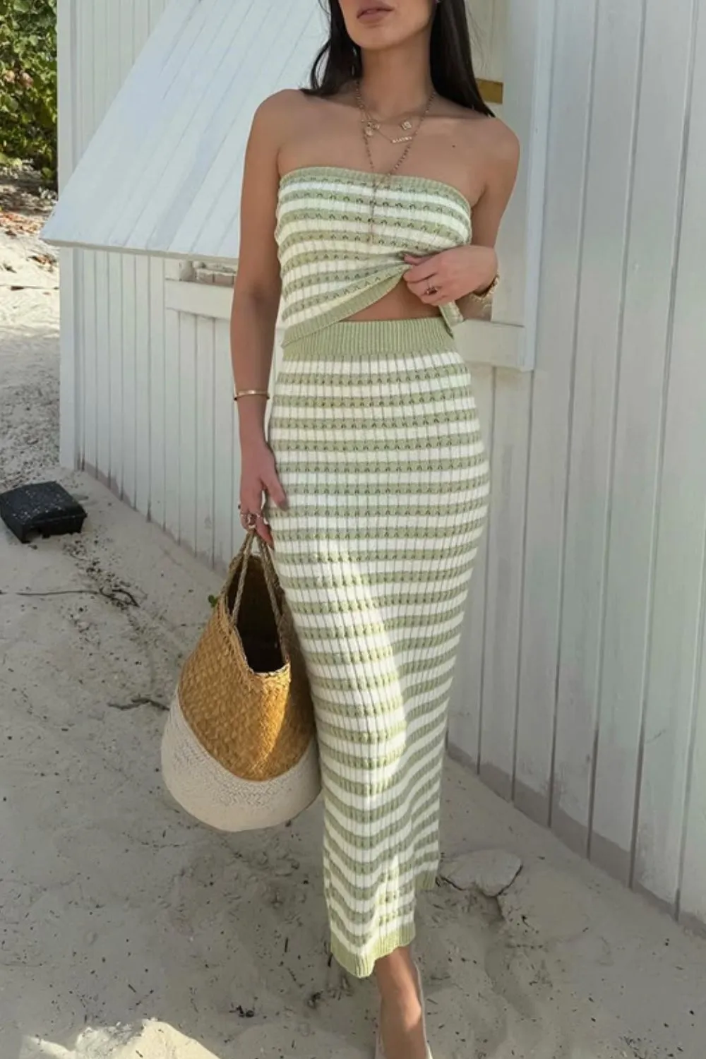 Printed Contrast Coordinated Set