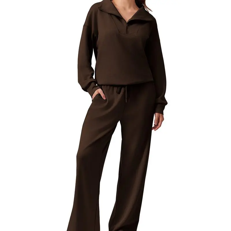 Women's 2-Piece Travel Set – Half-Zip Pullover & Joggers | Fall 2025