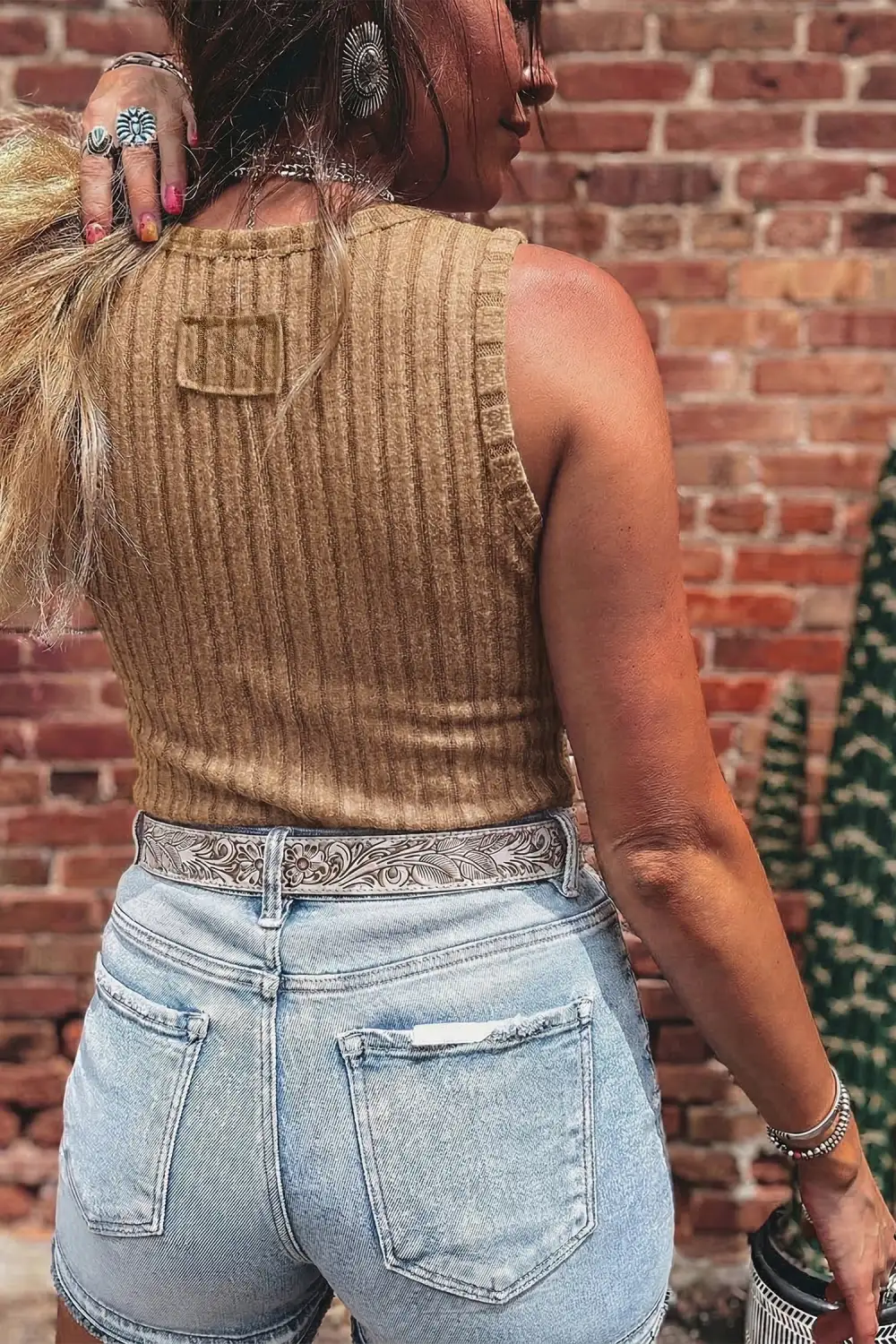Slim Ribbed Tank Top