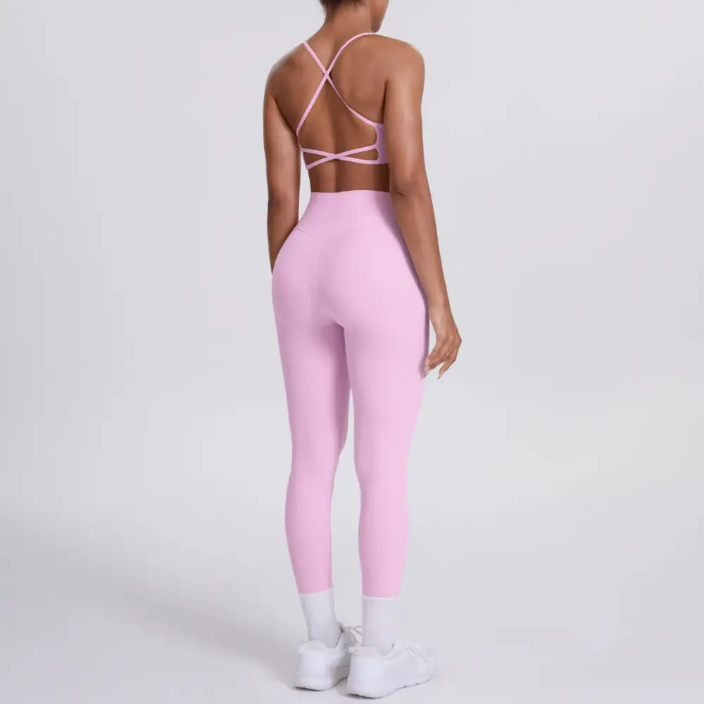 Quick-Dry Backless Two-Piece Activewear Active Set