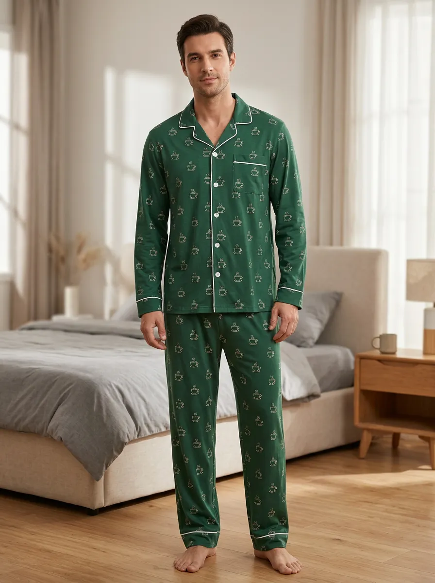 Classic Silhouette Classic Men's Pajama Set