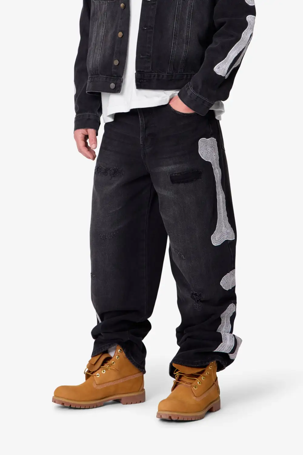 Relaxed Skeleton Ultra Baggy Jeans