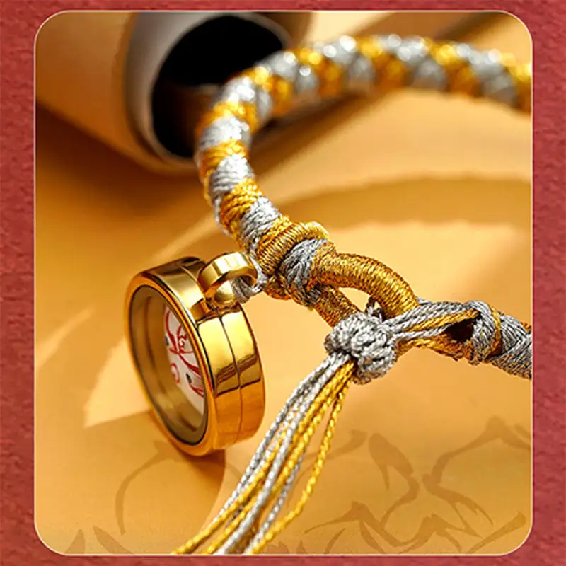 Handmade God Dragon Scale Rope Braid Bracelet