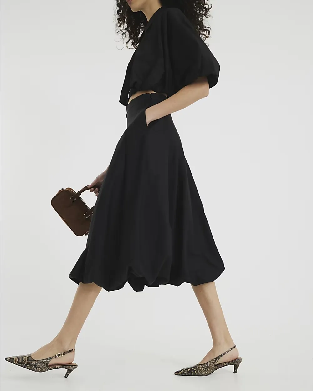 Solid Color Simple And Elegant Cotton Long Skirts