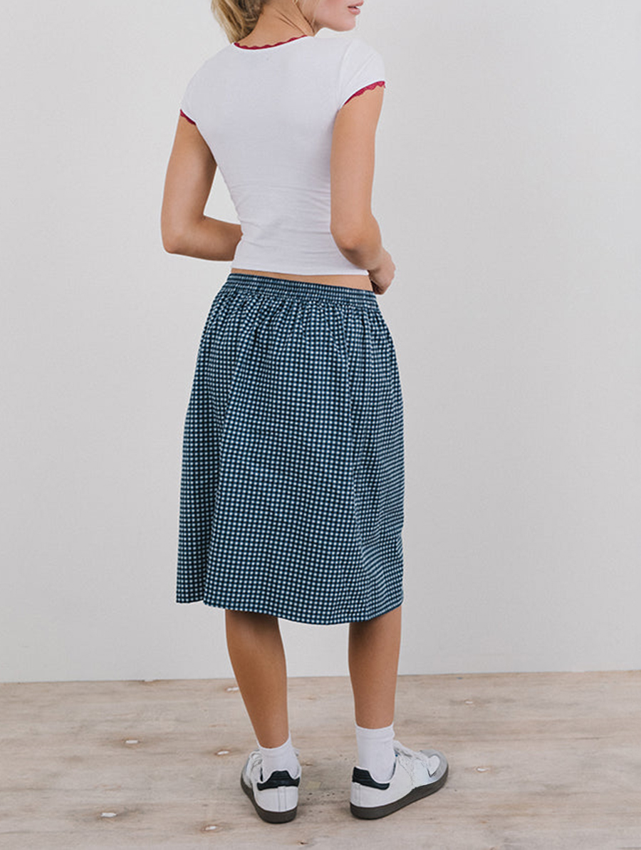 White With Graphic Baby Tee