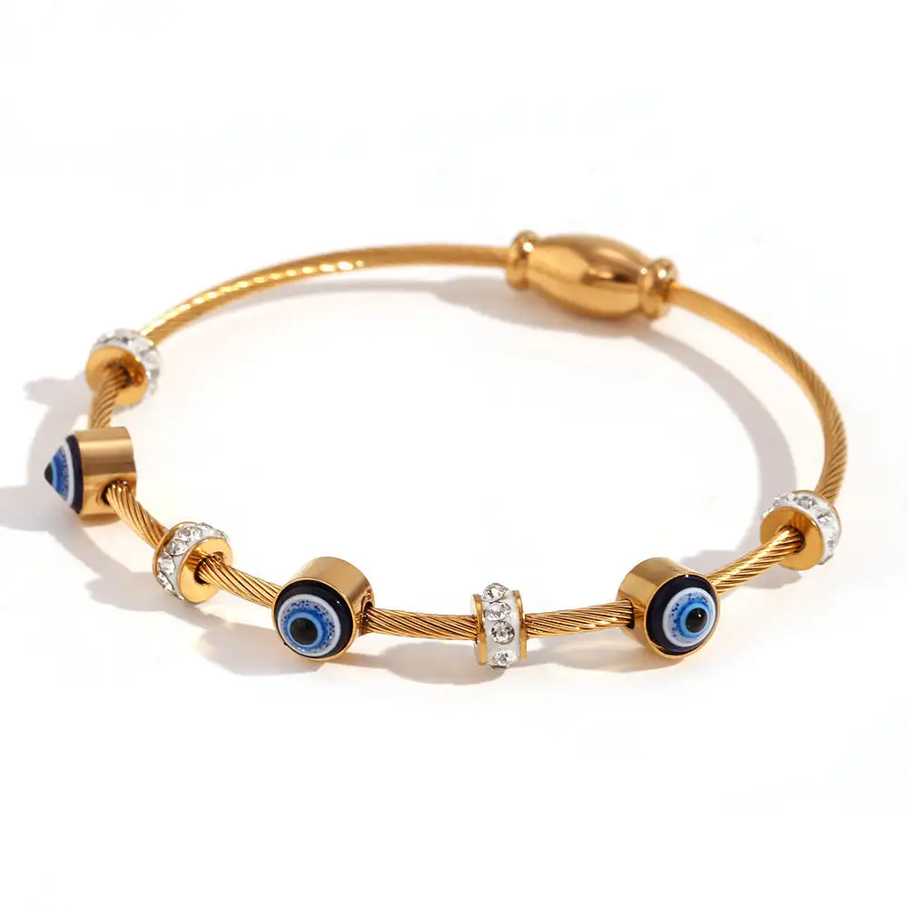 Ornate Stainless Steel Fashion Bracelet