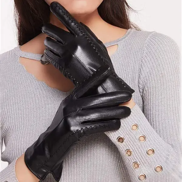 Women'S Fleece Warm Full Touch Gloves 89606875C
