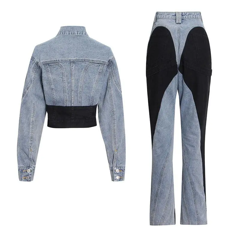 High Waist Shorts Denim Pants