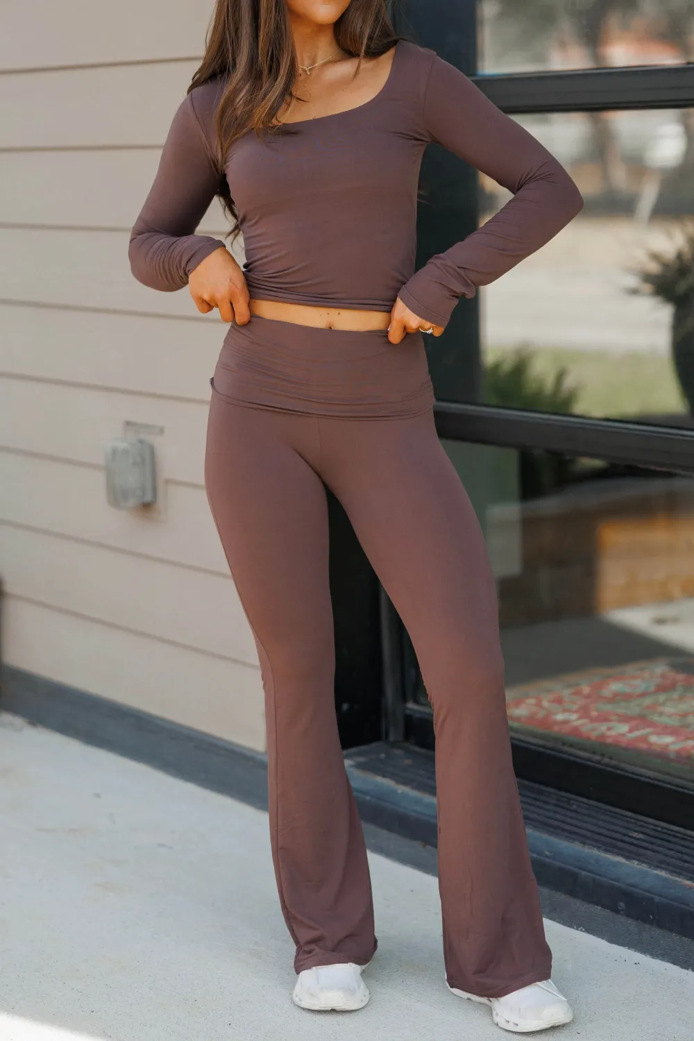 Knit Flared Pants