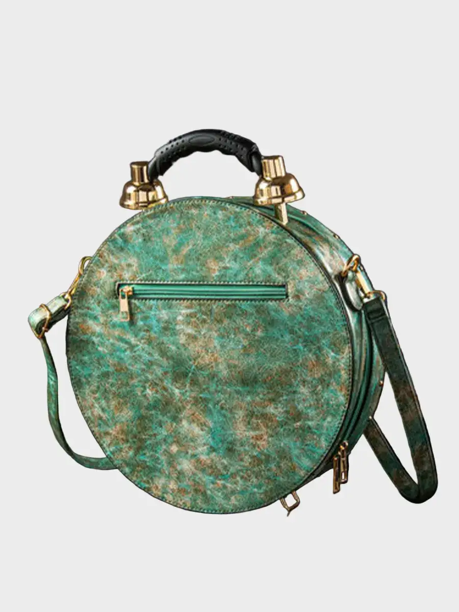 Pleated Canvas Handbag