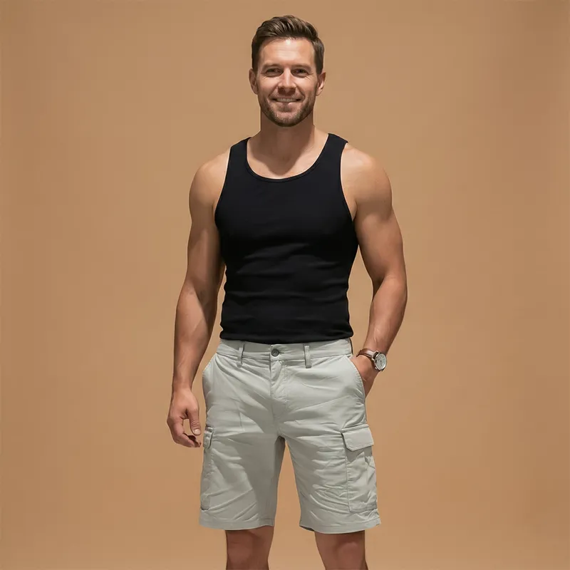 Men's Easygoing Straight Fit Cargo Shorts for Weekend Outfits