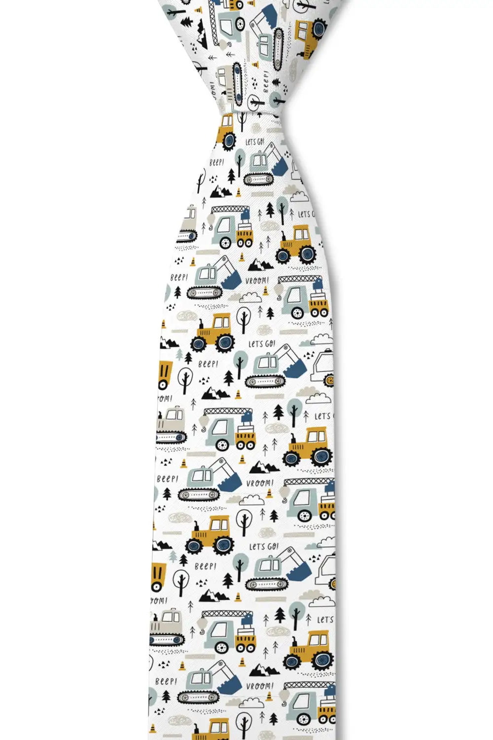 Tractor Novelty Pattern Necktie
