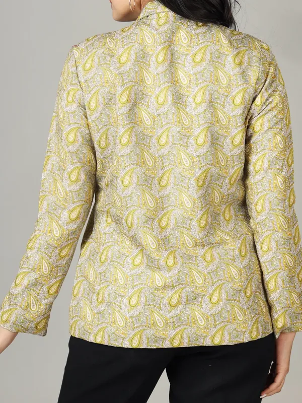 Classic And Ornate Art-Patterned Women's Jacket