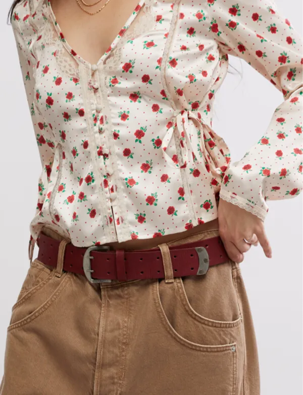 Crossed Double Cross Belt