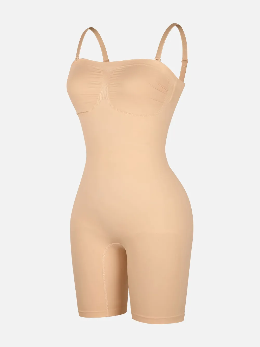 Seamless Strapless Shaping Bodysuit
