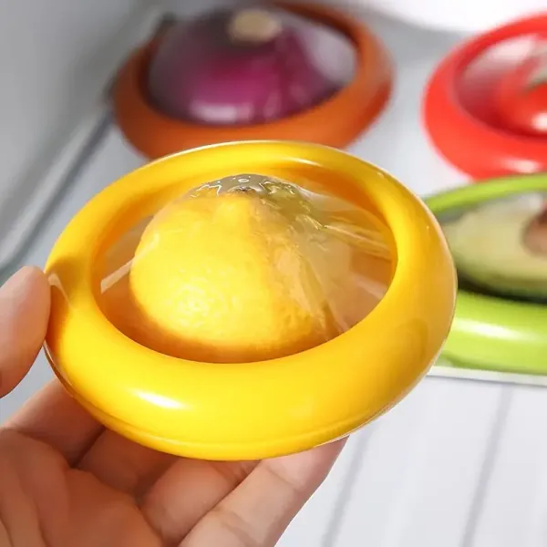 4 PCS Large Capacity Silicone Fruit Storage Box